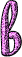 GIF animado (33147) Letra b glitter purpura