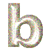 GIF animado (34512) Letra b glitter transparente