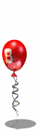 GIF animado (39516) Letra b globo rojo