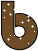 GIF animado (35262) Letra b marron