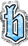 GIF animado (37834) Letra b medieval