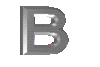 GIF animado (35328) Letra b metalizada