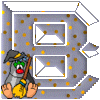 GIF animado (36114) Letra b muneco