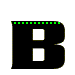 GIF animado (42130) Letra b negra puntitos