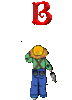 GIF animado (43573) Letra b nino