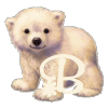 GIF animado (31077) Letra b osito