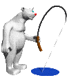 GIF animado (31348) Letra b oso polar