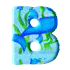GIF animado (31554) Letra b pez agua