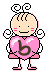 GIF animado (43076) Letra b recien nacido