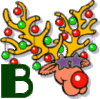 GIF animado (41558) Letra b reno