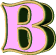 GIF animado (44535) Letra b rosa