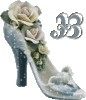 GIF animado (34565) Letra b zapato glitter tacon