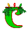 GIF animado (40624) Letra c arbol navidad