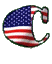 GIF animado (42481) Letra c bandera estados unidos