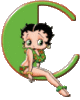 GIF animado (35872) Letra c betty boop