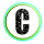GIF animado (32615) Letra c boton verde