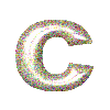 GIF animado (40443) Letra c brillo