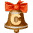 GIF animado (40887) Letra c campanas navidad