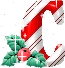 GIF animado (41093) Letra c caramelos navidad