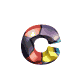 GIF animado (40264) Letra c coloreada