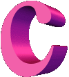 GIF animado (45055) Letra c d rosa