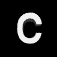 GIF animado (41923) Letra c fondo negro