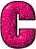 GIF animado (44807) Letra c fucsia