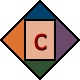 GIF animado (40541) Letra c geometrica