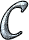 GIF animado (32984) Letra c glitter gris