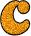GIF animado (31895) Letra c hamster