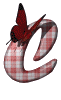 GIF animado (30391) Letra c mariposa d