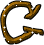 GIF animado (35167) Letra c marron