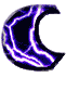 GIF animado (42197) Letra c negra rayos