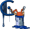 GIF animado (43730) Letra c pintor