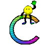 GIF animado (36284) Letra c smileys colores