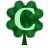 GIF animado (37271) Letra c trebol