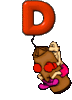 GIF animado (43142) Letra d boxeador