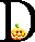 GIF animado (38054) Letra d calabazas halloween
