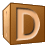 GIF animado (39309) Letra d cubo letra