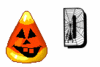 GIF animado (38151) Letra d dulces halloween