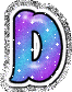 GIF animado (34619) Letra d glitter