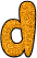 GIF animado (33751) Letra d glitter infantil