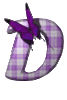 GIF animado (30392) Letra d mariposa d
