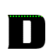 GIF animado (42132) Letra d negra puntitos