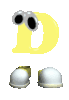 GIF animado (39946) Letra d pies