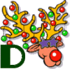 GIF animado (41560) Letra d reno