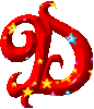 GIF animado (44159) Letra d roja