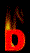 GIF animado (37730) Letra d roja ardiendo