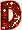 GIF animado (44473) Letra d roja rubies