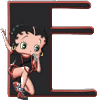 GIF animado (35874) Letra e betty boop